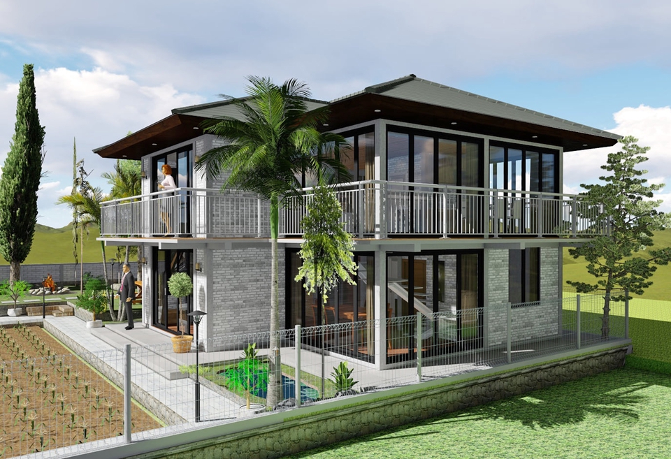 3D & Perspektif - RENDERING FASADE EKSTERIOR - 7