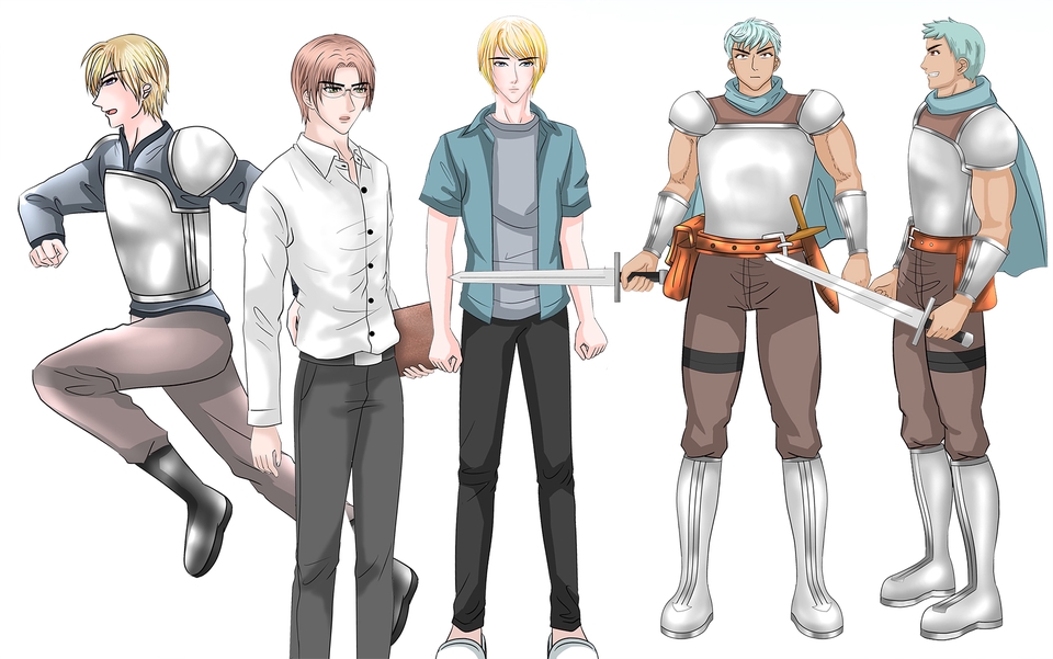 ออกแบบ Character & Mascot - ออกแบบตัวละคร/วาดภาพภาพประกอบ/ปกนิยาย สไตล์อนิเมะ - 15