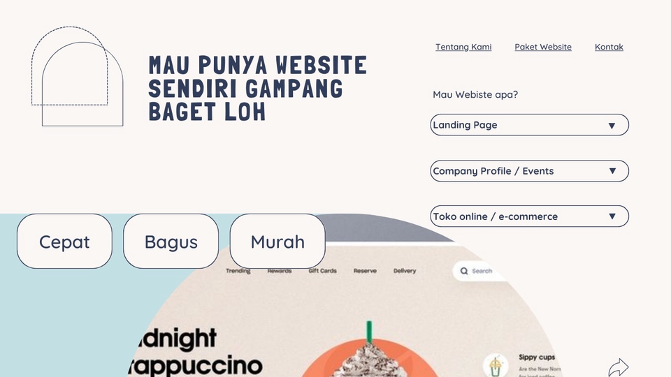 Web Development - Website Landing page, company profile, web events, Toko online, deadline by request - 1