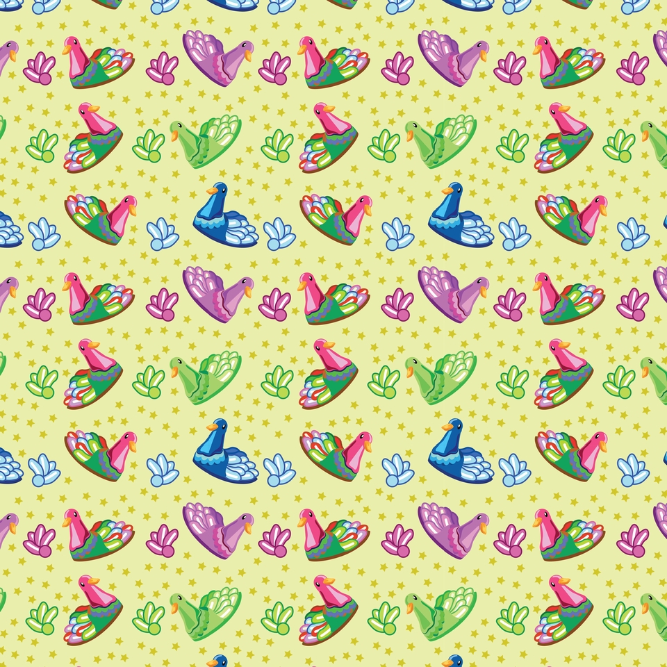 Desain Kaos & Motif - Desain seamless Pattern, pola, motif untuk kebutuhan dsb - 7