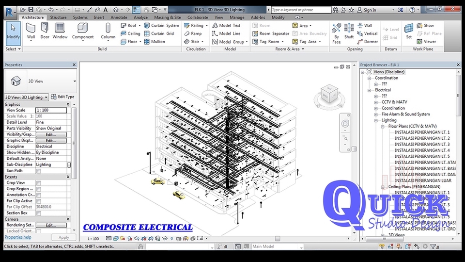 CAD Drawing - Modeling Revit Ars, Str & MEP (Recommended) - 13