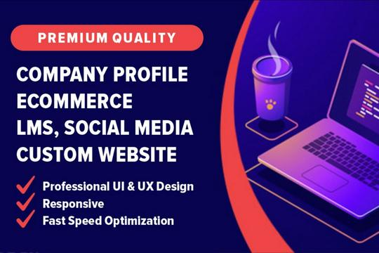 Jasa Pembuatan Website Terbaik dan Profesional - Website Company Profile, eCommerce, LMS, Sosmed & Custom Website dengan Professional Web Design
