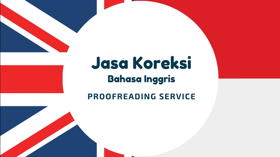 Proofreading - Jasa Proofreading/Koreksi Bahasa Inggris - 1