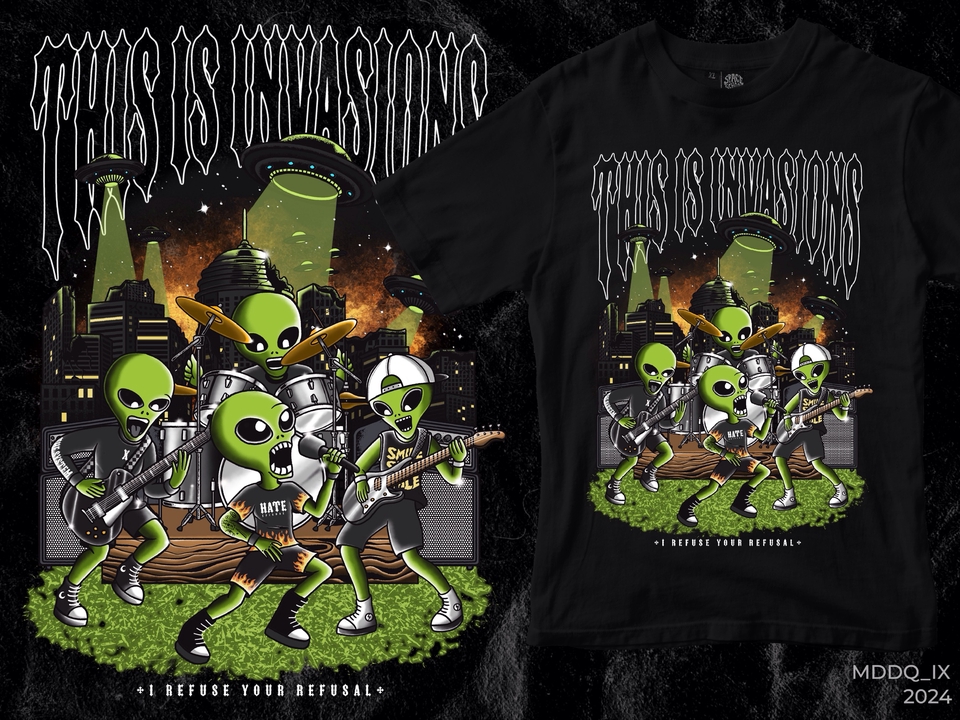 Desain Kaos & Motif - CUSTOM DESAIN ILUSTRASI UNTUK KAOS - 2