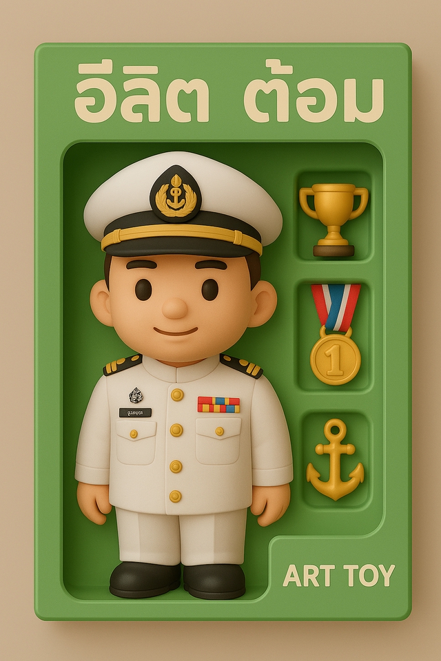 รับผลิต art toy ตุ๊กตา ทหาร เรือ