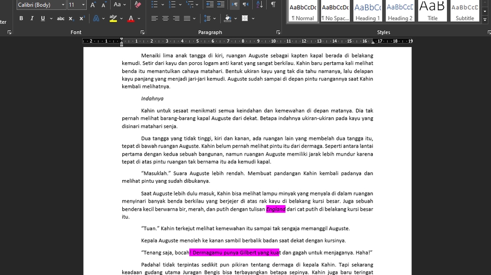 Penulisan Konten - Menulis cerita 1000 kata atau lebih dalam 1 hari - 2