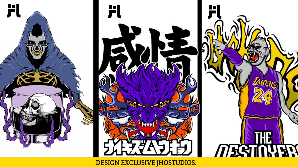 Jasa desain karakter monster game dengan desain futuristik dan menakutkan, cocok untuk game RPG dan MOBA. Layanan desain karakter game terbaik.