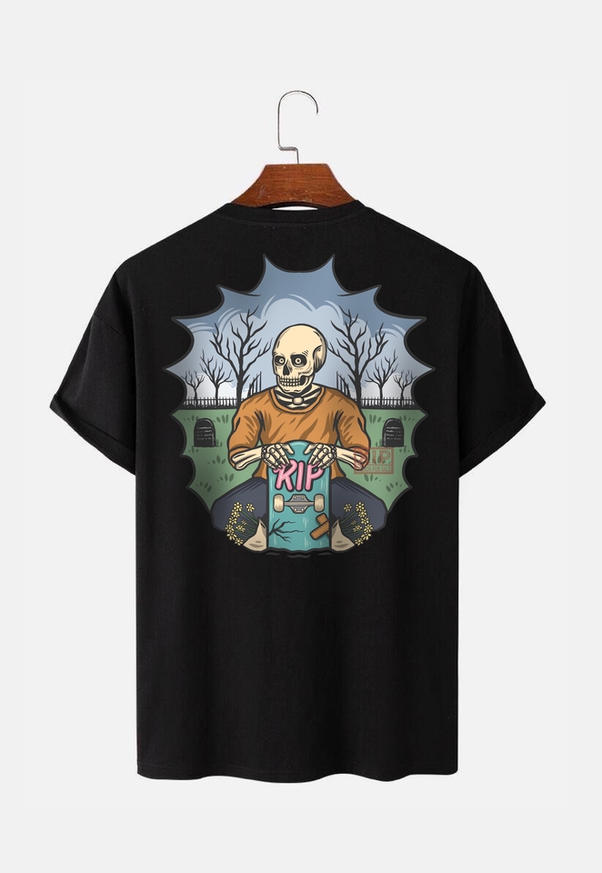 Desain Kaos & Motif - Illustrasi tengkorak sebagai kebutuhan Tshirt  - 17