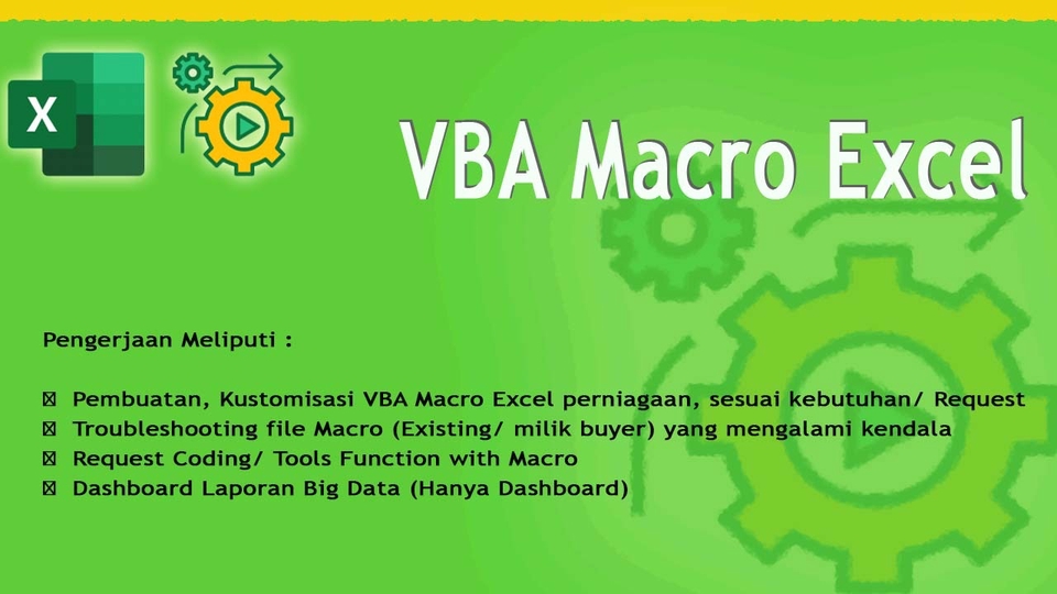 Jasa Menganalisis dan Olah Data Berbagai Cara - Konsultasi Program With VBA Macro Excel