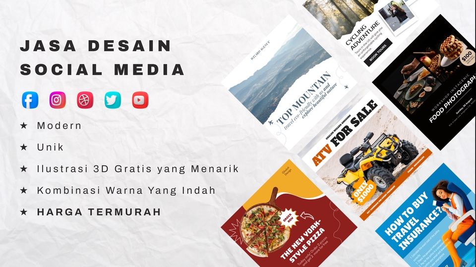 Banner Online - DESAIN FEED INSTAGRAM BERKUALITAS 1 HARI JADI - 1