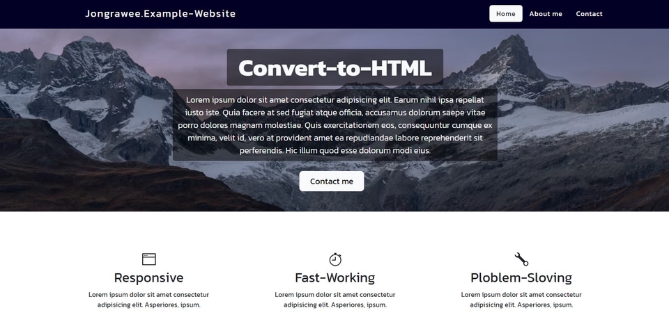 Web Development - รับตัด PSD, figma ,XD -> HTML CSS Responsive ด้วย Bootstrap5 - 2