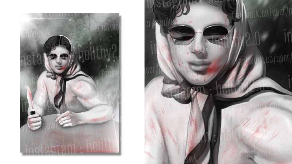 วาดภาพประกอบ - รับวาดรูปประกอบปกนิยาย, หนังสือ, Conceptual Art Design ฯลฯ สอบถามได้เลย~ - 1