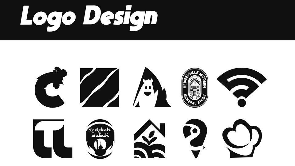 Desain logo profesional untuk bisnis Anda, seperti desain logo cafe, desain logo restoran, desain logo toko online, dan banyak lagi.