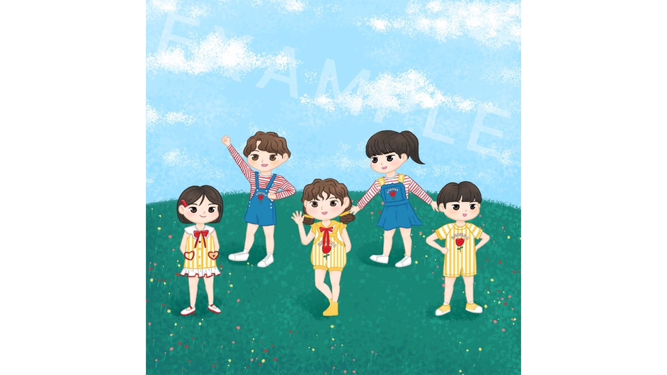 วาดแฟนอาร์ต - รับวาดภาพตัวละครน่ารักๆ Digital painting - 7