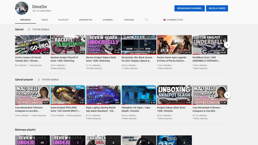 Youtuber/ Video - JASA REVIEW PRODUK / WEBSITE DI YOUTUBE - 5