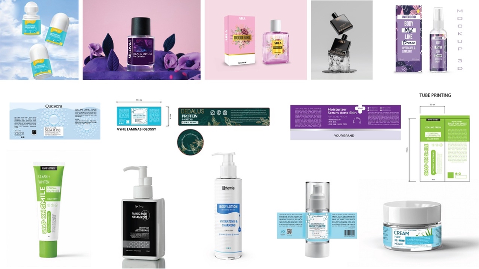 Jasa desain kemasan plastik makanan unik dengan desain stiker label makanan