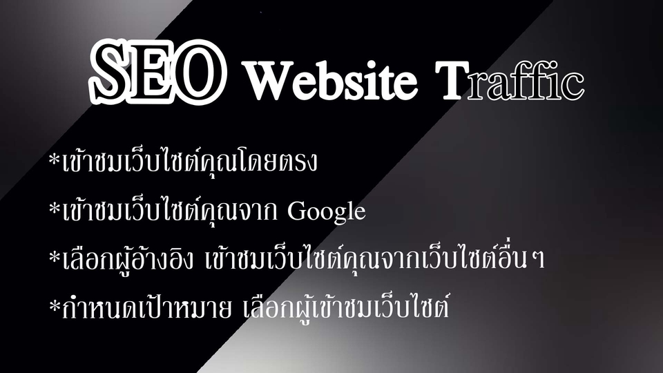 ทำ SEO - ทำ SEO Traffic Website เข้าชมเว็บไซต์ - 2