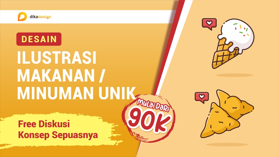 Gambar dan Ilustrasi - Ilustrasi Buah, Makanan/ Minuman Unik - 2