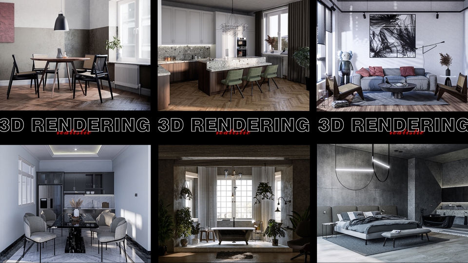 Jasa Desain Interior, Exterior Bangunan dan Render 3D - INTERIOR RENDERING , JADI DALAM 2 HARI