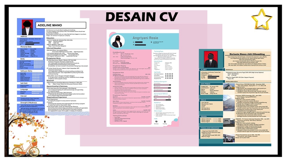 Portfolio & Resume - Desain CV Bagus - 1