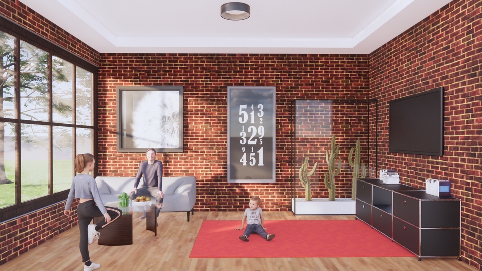 3D & Perspektif - Desain Arsitektur & Interior, Gambar Kerja, 7 Hari Jadi!! - 1