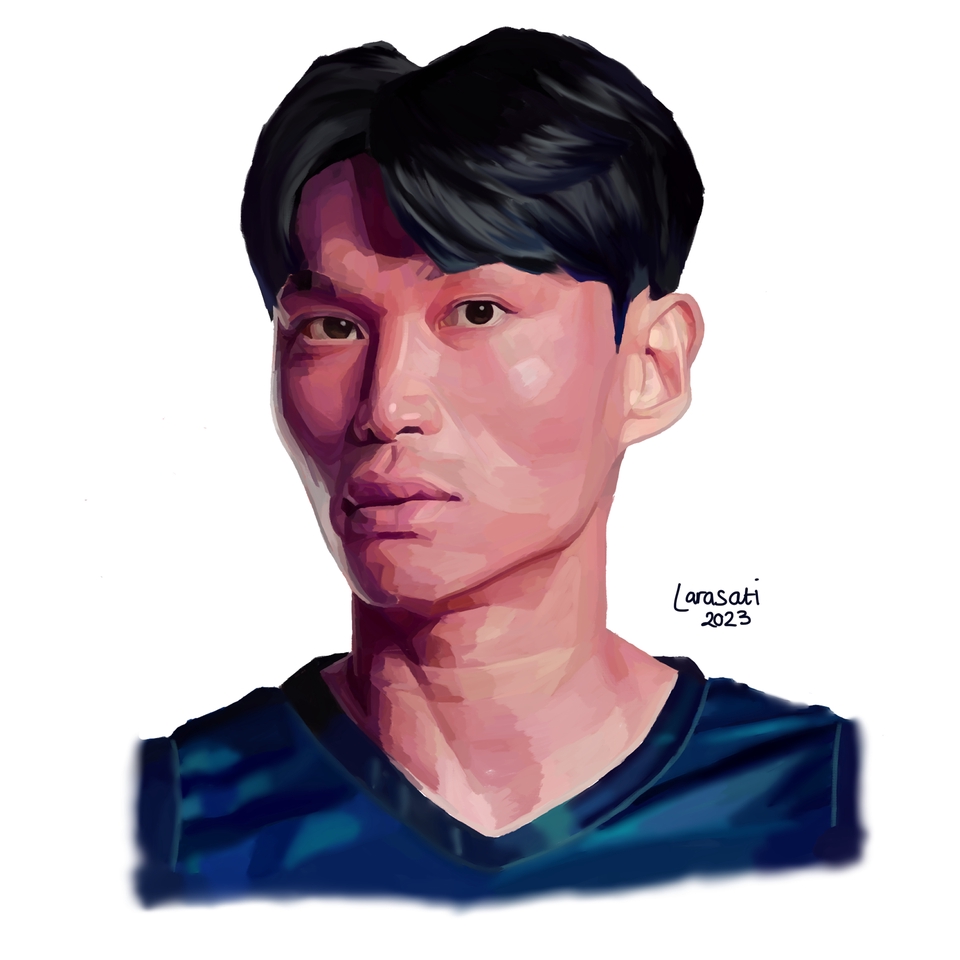 Gambar Potret - Gambar Wajah Realis | Digital Portrait Drawing - 4