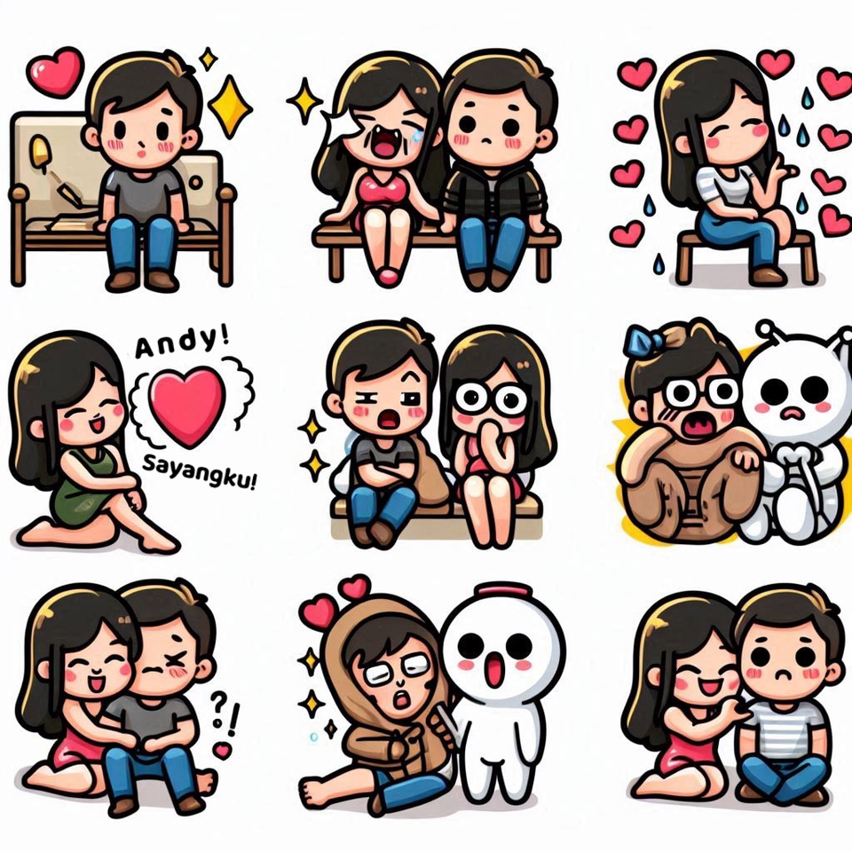 Stiker LINE - STIKER WHATSAPP CUSTOM (murah) - 5