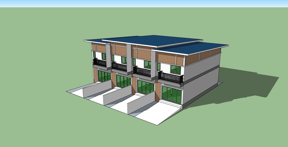 ทำโมเดล 3D - รับปั้น Model 3D สถาปัตยกรรม ด้วยโปรแกรม SketchUP - 9