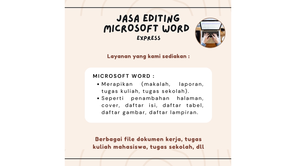 JASA EDITING MICROSOFT WORD EXPRESS