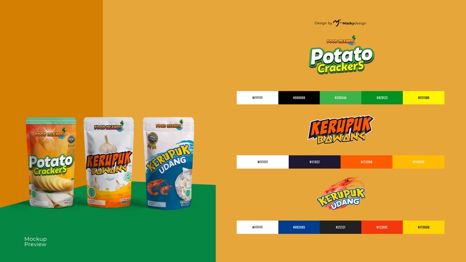 Label & Kemasan - Packaging dan Label Design Dalam Berbagai Bentuk - Bebas Revisi - 4