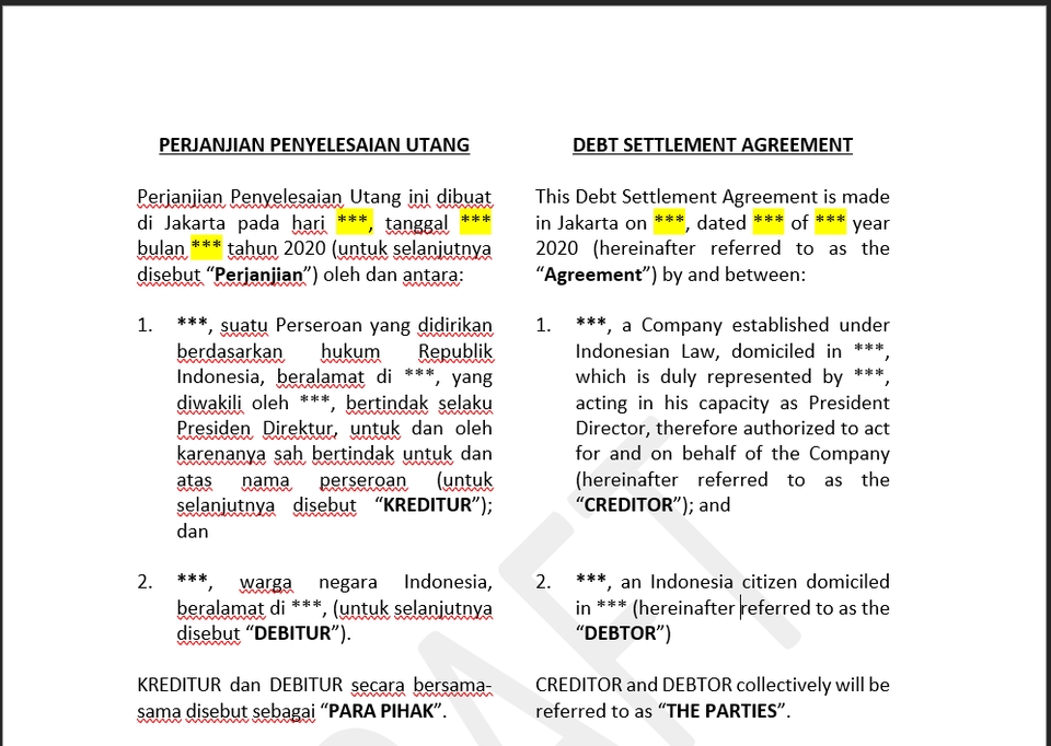 Hukum - Konsultasi Hukum, Produk Dokumen Hukum - 2