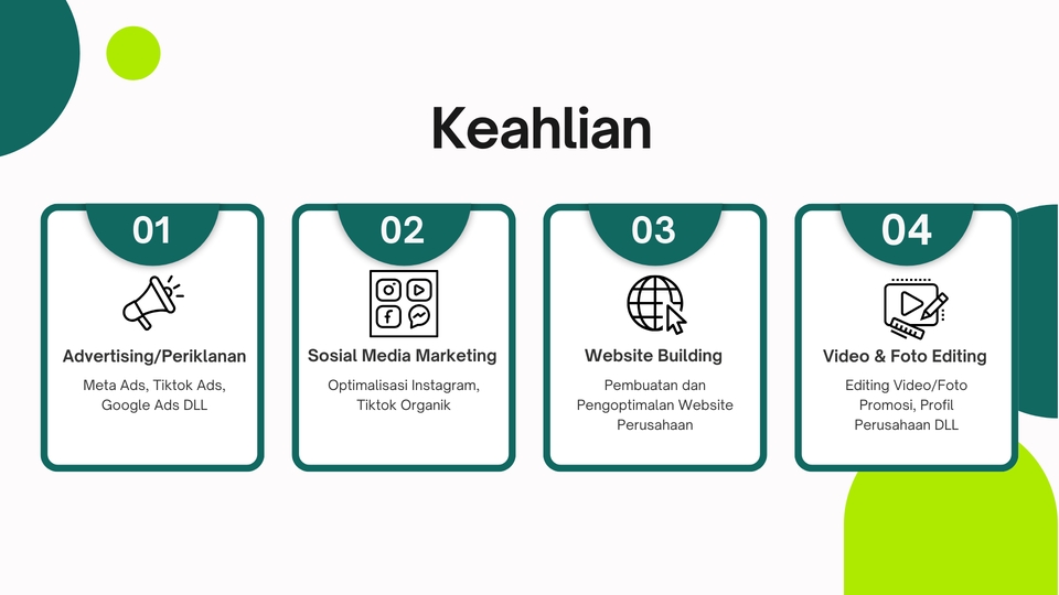 Jasa Digital Marketing: Layanan Iklan Facebook, Iklan Instagram, dan Iklan Google Ads.