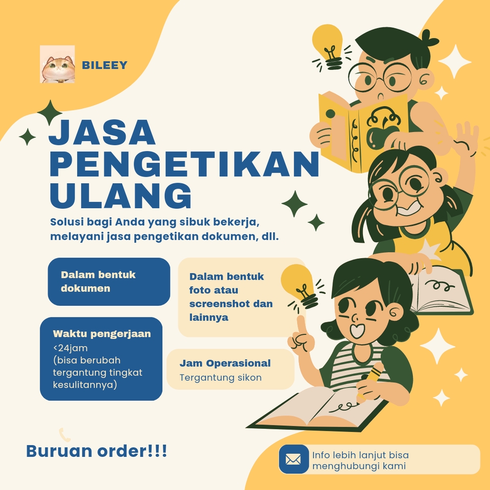 Pengetikan Umum - Jasa pengetikan ulang foto, dokumen, artikel, atau apapun - 3