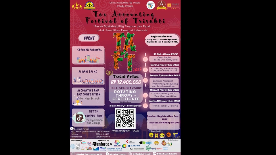 Banner Online - Desain banner & poster kegiatan seminar, lomba) - 1