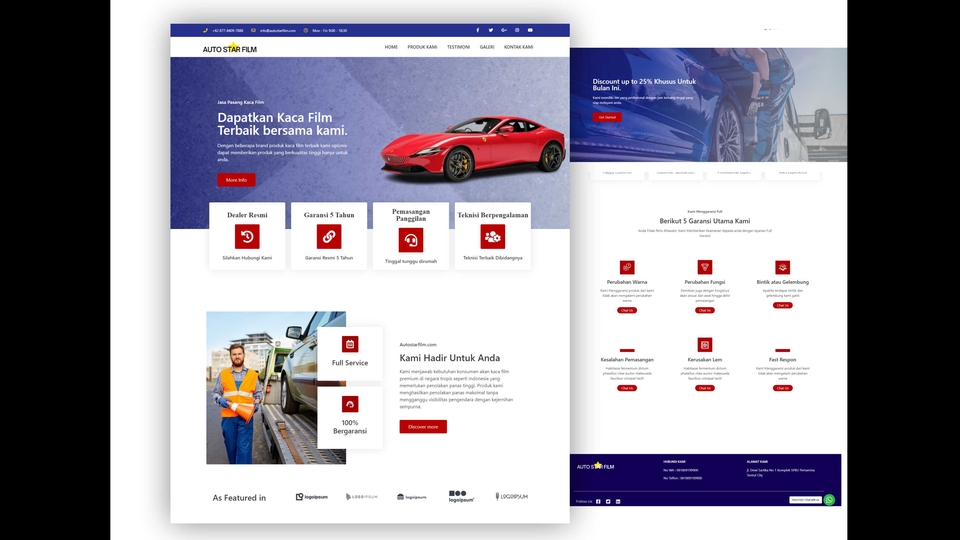Web Development - Create website untuk company profile, website desa, blog dan website bisnis with wordpress - 1