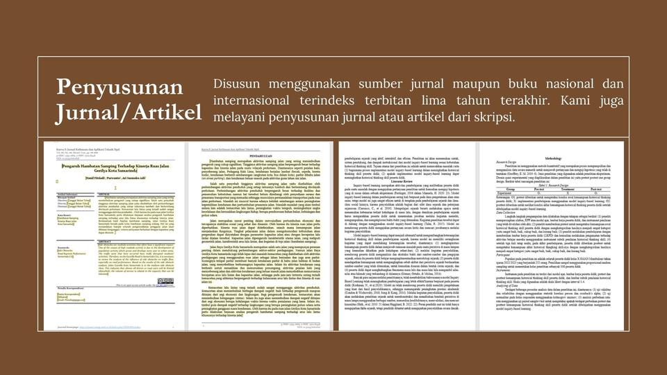 Pengetikan Umum - Penyusunan Proposal Penelitian; Jurnal dan Artikel - 7