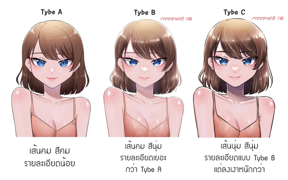 วาดภาพประกอบ - รับวาดรูปแฟนอาร์ต Original ภาพประกอบ ปกนิยาย - 2