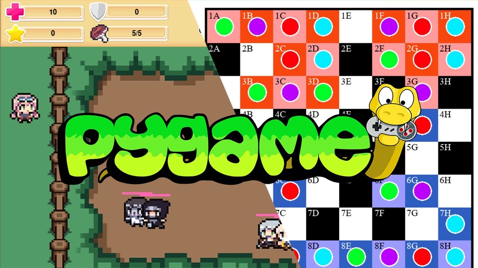 พัฒนาเกม (Game Development) - สร้างเกมด้วย pygame - 1