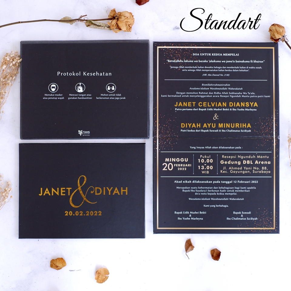 Digital Printing - Wedding Invitation (Undangan Pernikahan kekinian) - 8