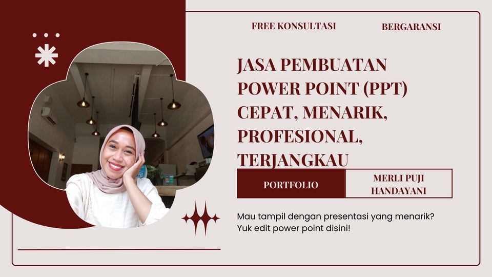 Jasa Pembuatan Presentasi / Desain PowerPoint - JASA EDIT/BUAT PPT CEPAT, MENARIK, PROFESIONAL, TERJANGKAU