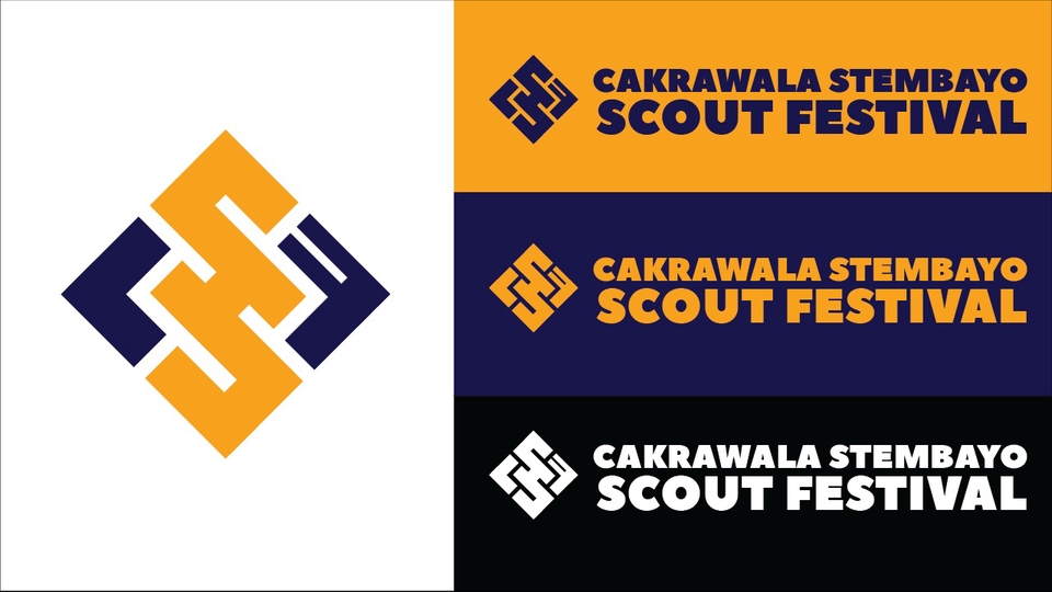 Jasa desain logo Cakrawala Stembayo Scout Festival, desain logo organisasi, membuat logo organisasi, logo organisasi, logo komunitas, desain logo komunitas