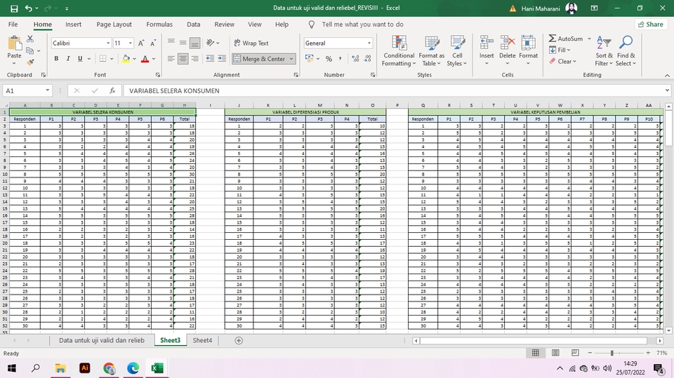 Analisis Data - Virtual Assistant (Data Entry, Google Form, Exel, SPSS, ETC) - 2