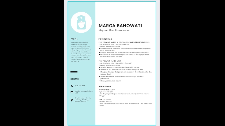 Portfolio & Resume - Buat CV 1 Hari Jadi - 2