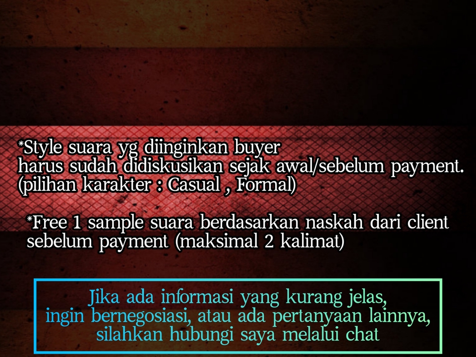 Sulih suara (dubbing, looping) - Voice over wanita,harga pemula sangat terjangkau (karakter formal & casual) - 2
