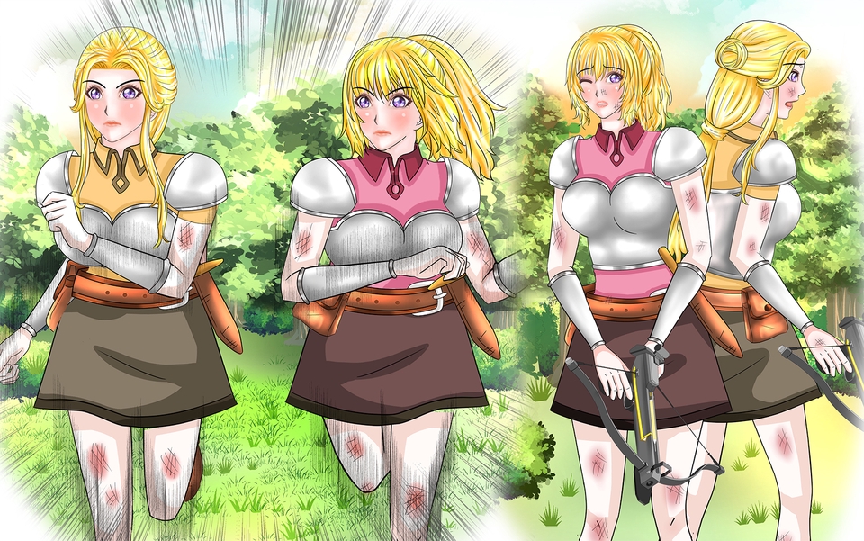 ออกแบบ Character & Mascot - ออกแบบตัวละคร/วาดภาพภาพประกอบ/ปกนิยาย สไตล์อนิเมะ - 9