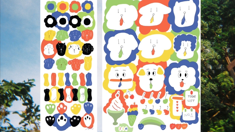 ออกแบบสติ๊กเกอร์ - ออกแบบSticker/Sticker sheet - 5