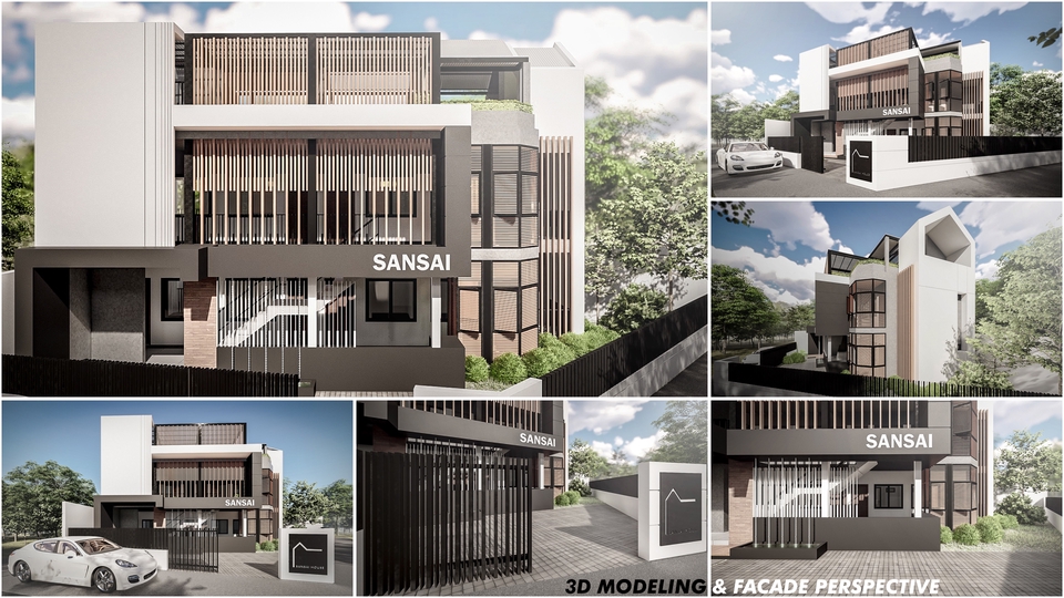3D Perspective - รับทำภาพ / ออกแบบ / ปรึกษา งาน 3D Perspective / 3D Animation บ้าน, ตึกแถว, คอนโด, โรงแรม, Interior - 10