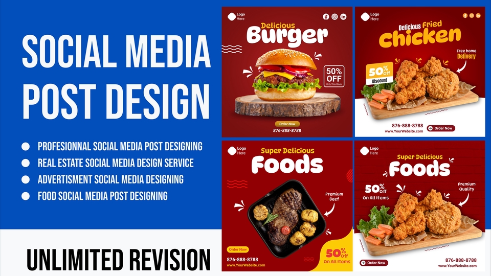 Jasa Desain Banner Online, Template Keren dan Unik - Social Media Design | Banner Online | Thumbnail Design | Unlimited Revision