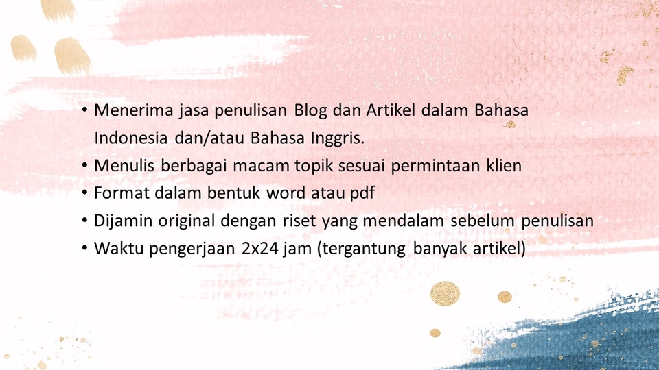 Penulisan Konten - Jasa Penulisan Artikel dan Blog  - 2