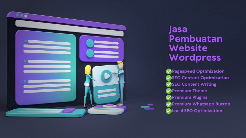 Web Development - Jasa Pembuatan Website Wordpress, Murah, Profesional, Proses Pembuatan Cepat - 1